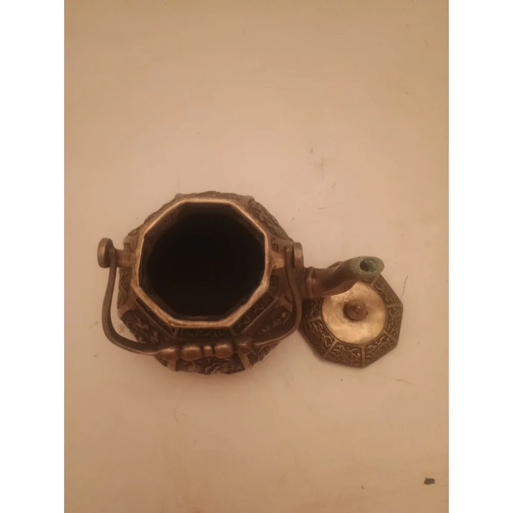 Chinese Miniature Teapot Late 19th Or Early 20th Century - Heavy Metal 4
